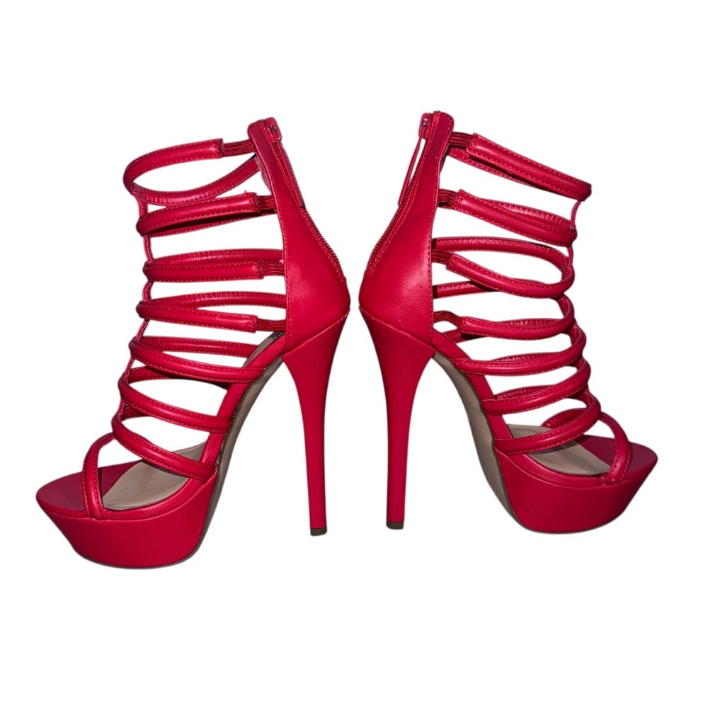 Sheikh Red Lina-13s High Heels size 5.5